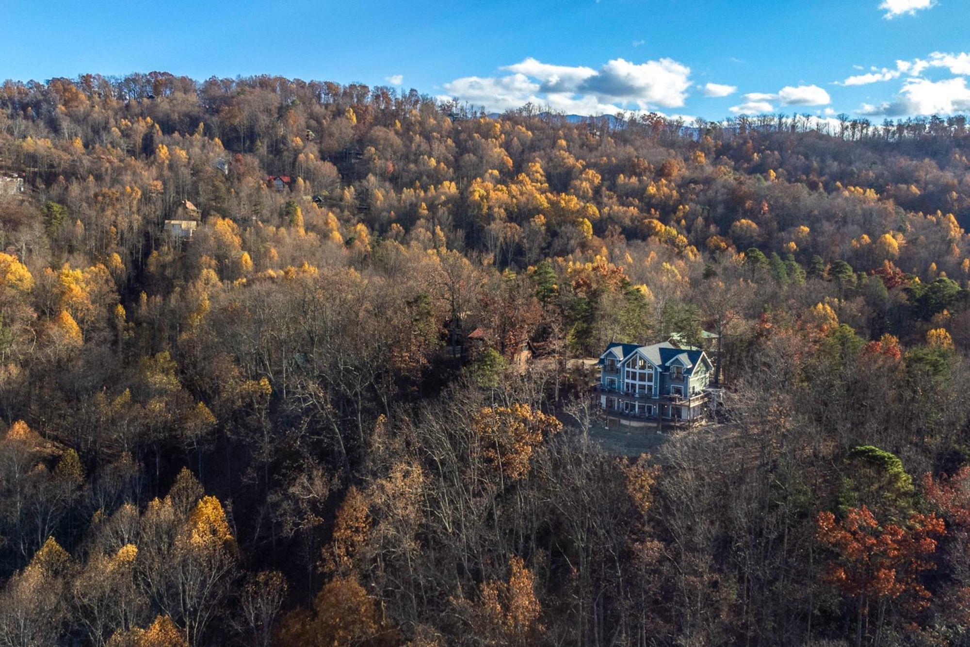 Вилла The Treetop Sanctuary Севьервилл Экстерьер фото